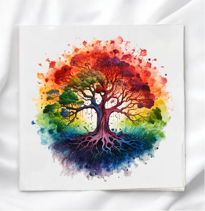 Tree of Life Fabric Panel Quilt Block