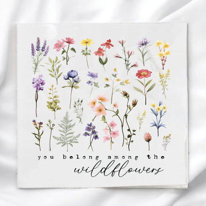 Wildflowers Fabric Panel Quilt Block