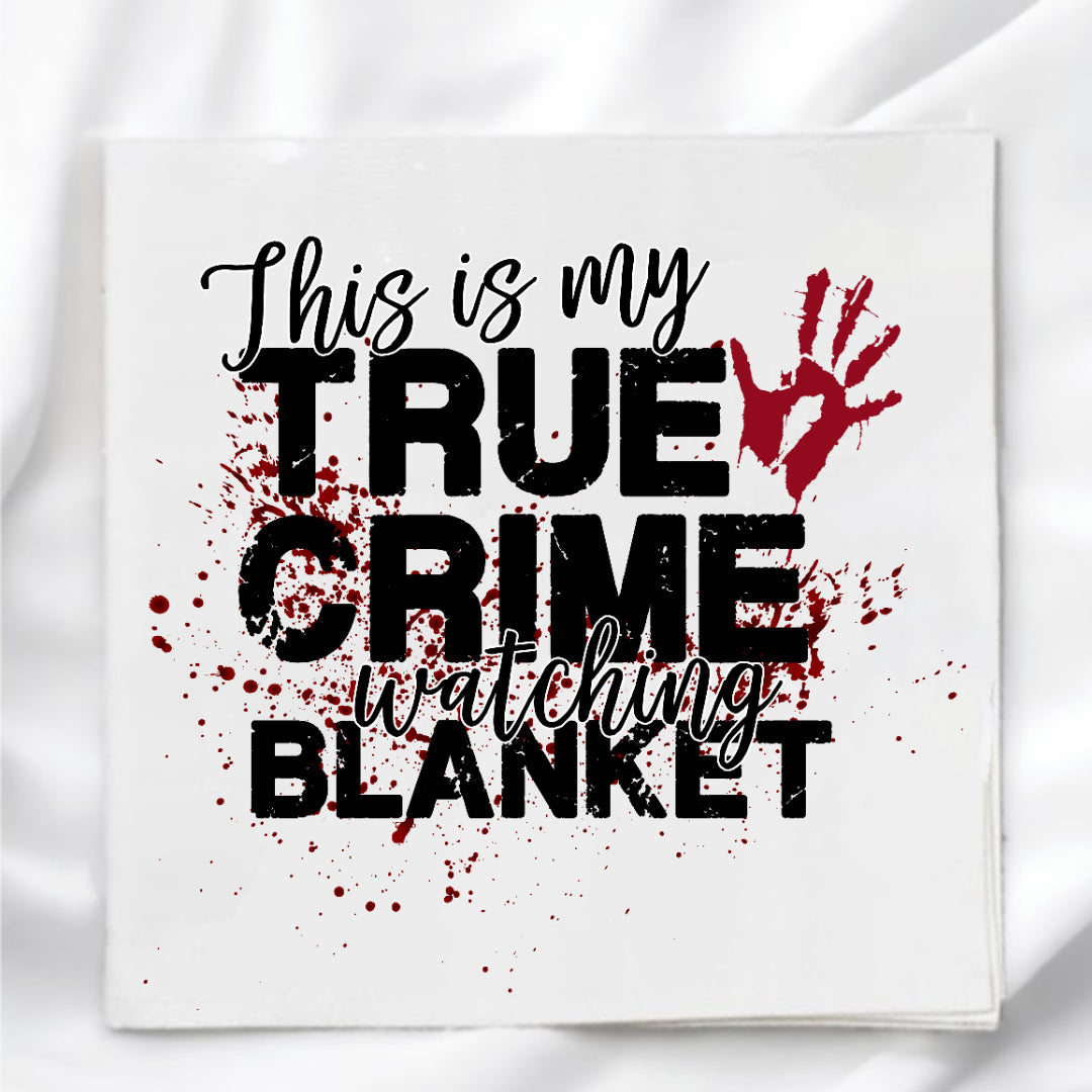 True Crime Fabric Panel Quilt Block