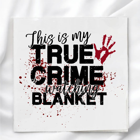 True Crime Fabric Panel Quilt Block