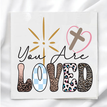 You Are Loved Fabric Panel