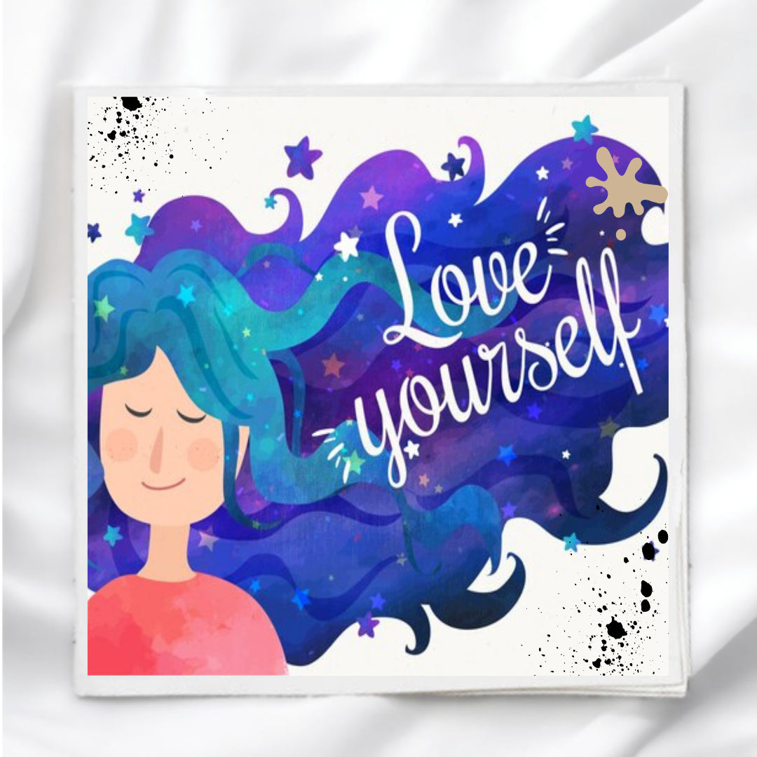 Love Yourself Fabric Panel