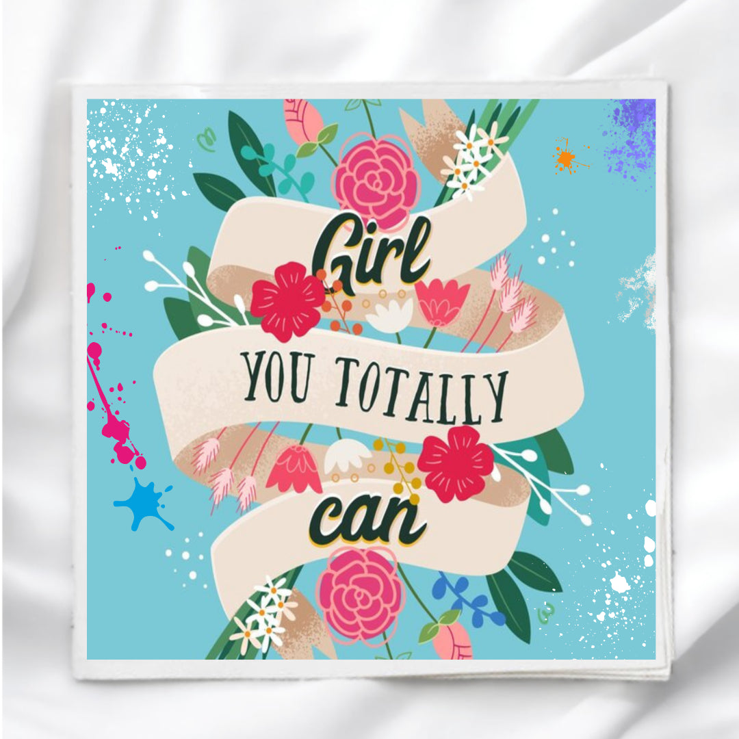 Positive Affirmations Fabric Panel