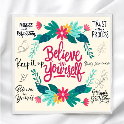 Positive Affirmations Fabric Panel