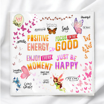 Affirmations Fabric Panel Quilt Block