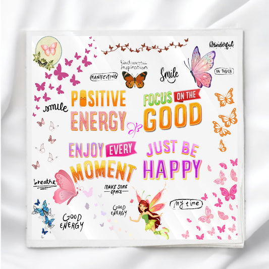 Affirmations Fabric Panel Quilt Block