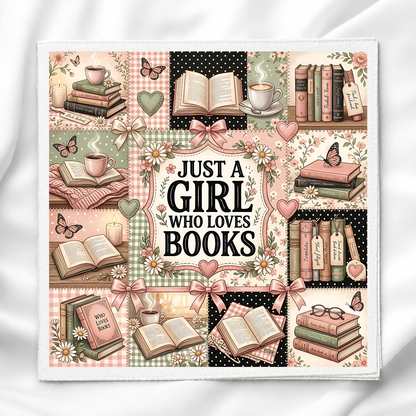 Book Theme Fabric Panel for Quilting, Sewing & Crafts, DIY Sewing Project