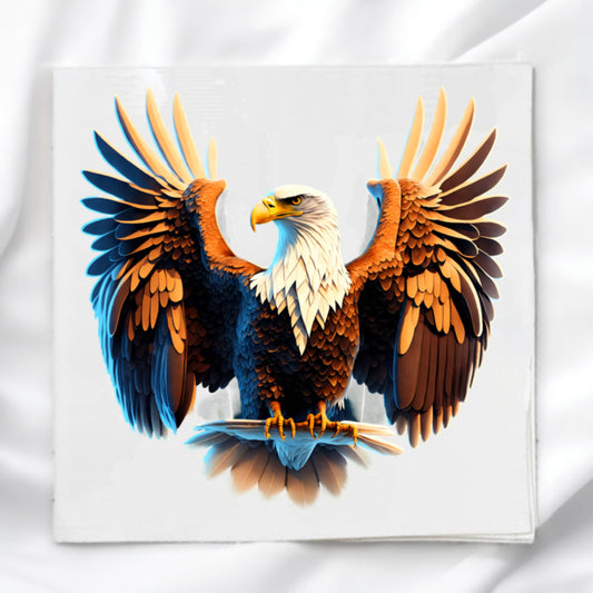 Eagle Fabric Panel Quilt Block