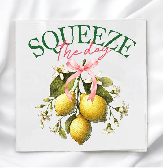 Lemons Fabric Panel Quilt Block