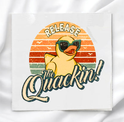 Duck Fabric Panel Quilt Block