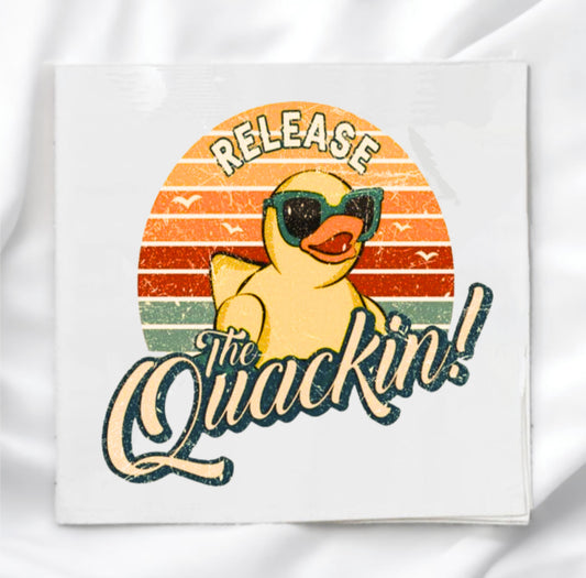 Duck Fabric Panel Quilt Block