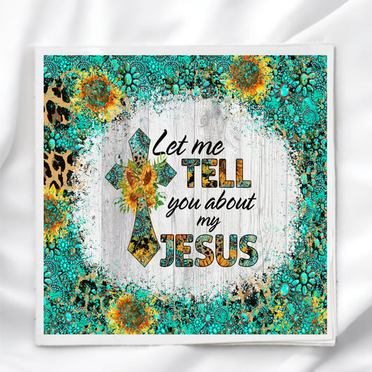 My Jesus Fabric Panel Quilt Block