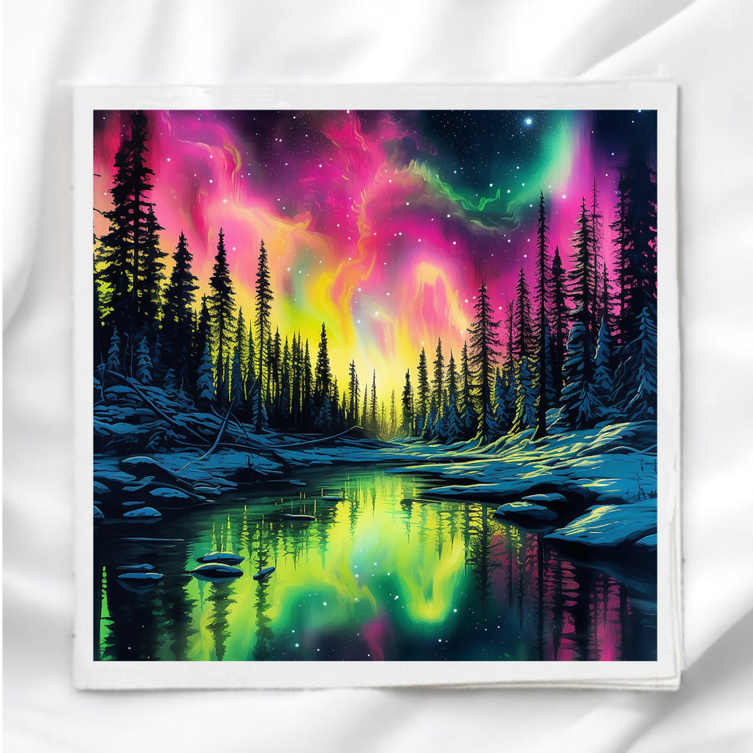 Northern Lights Fabric Panel Quilt Block