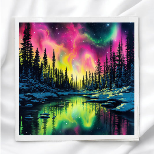 Northern Lights Fabric Panel Quilt Block