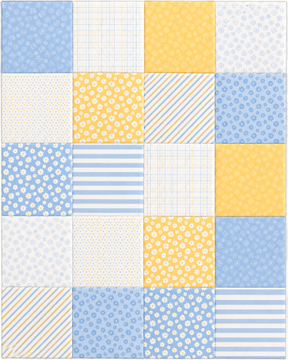 Periwinkle Quilt Top Kit | DIY Quilt Top Kit for Beginners | Sew A Quilt